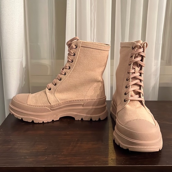 Free People Camp Out Canvas Combat Boot - Picture 5 of 8